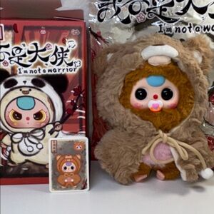Baby Three Im Not A Warrior (Not Your Hero) Confirmed Bear Hero Plush Blind Box